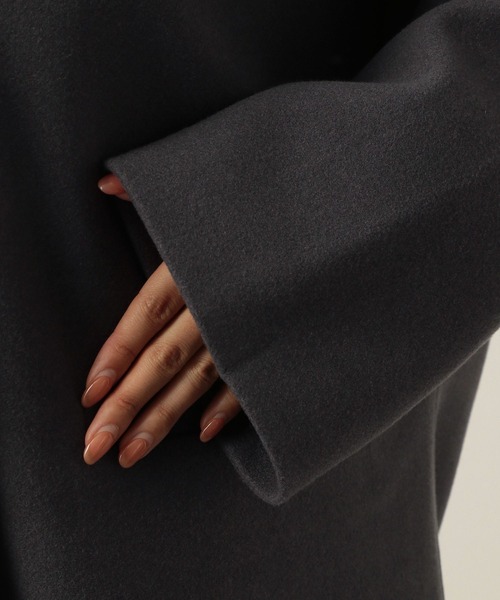 Heather(ヘザー)の「WOOLLYTECHミドルジャケットコート 259767(その他アウター・レディース・チャコールグレー/ブルー/ブラウン・FREE)」の12枚目の写真