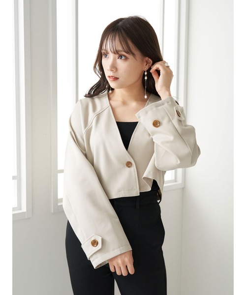 earth music&ecology（アースミュージックアンドエコロジー）の「マルチウェイトレンチコート＊（トレンチコート・レディース・ブラック/ベージュ・FREE）」の10枚目の写真