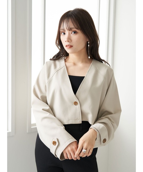 earth music&ecology（アースミュージックアンドエコロジー）の「マルチウェイトレンチコート＊（トレンチコート・レディース・ブラック/ベージュ・FREE）」の11枚目の写真