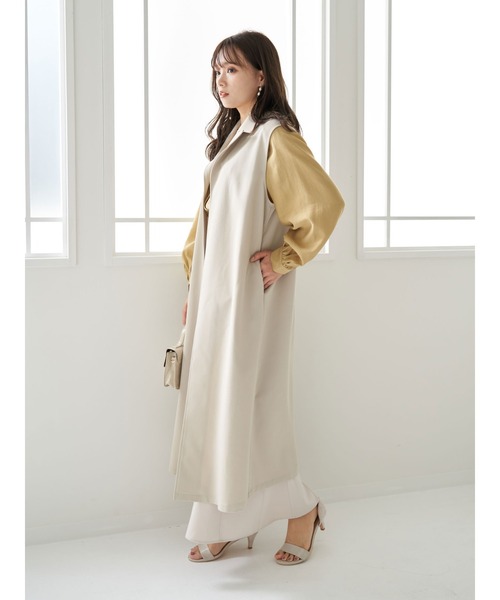 earth music&ecology（アースミュージックアンドエコロジー）の「マルチウェイトレンチコート＊（トレンチコート・レディース・ブラック/ベージュ・FREE）」の19枚目の写真