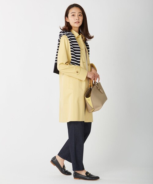 J.PRESS(ジェイプレス)の「【洗える】KATE パネルボーダー ボートネック ニット(ニット/セーター・レディース・ホワイト系1/ネイビー系1/ふじ色系1・MEDIUM/LARGE)」の19枚目の写真