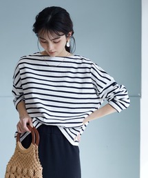 CRAFT STANDARD BOUTIQUE | ヘビーウェイトバスクボーダーカットソー　＊◆(Tシャツ/カットソー)