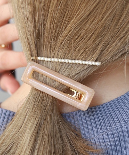 Bab（バブ）の「アソートヘアクリップセット（バレッタ/ヘアクリップ・レディース・A/B/C/D・ONESIZE）」の14枚目の写真