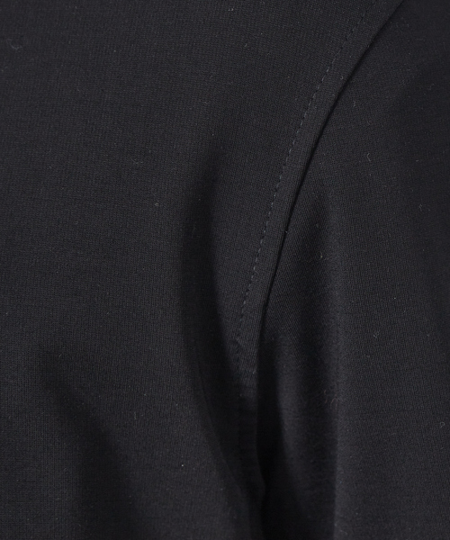 ABAHOUSE（アバハウス）の「ジャージー セミダブル ライダース ブルゾン（ライダースジャケット・メンズ・ブラック/カーキ/グレイッシュブルー・44/46/48）」の17枚目の写真