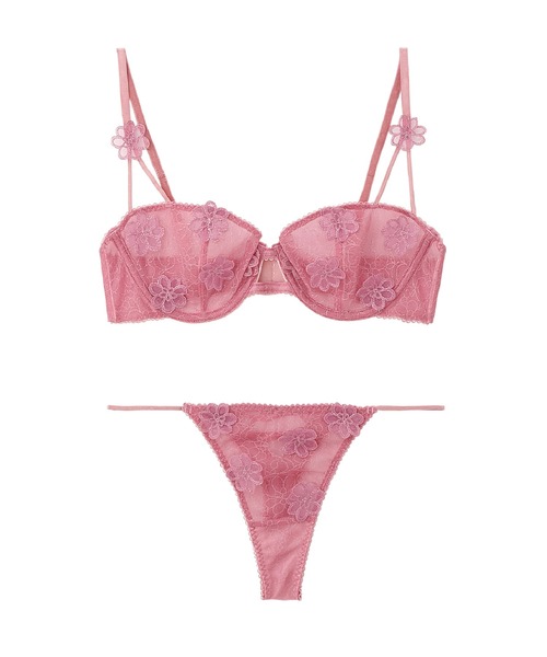 スプリングフラワー Ravijour ラヴィジュール のブラ ショーツ スプリングフラワー ブラ ショーツ アンダーウェア ブラレット Ravijour ラヴィジュール のファッション ブラ ｔバックセット ブラ ショーツ 最 安値