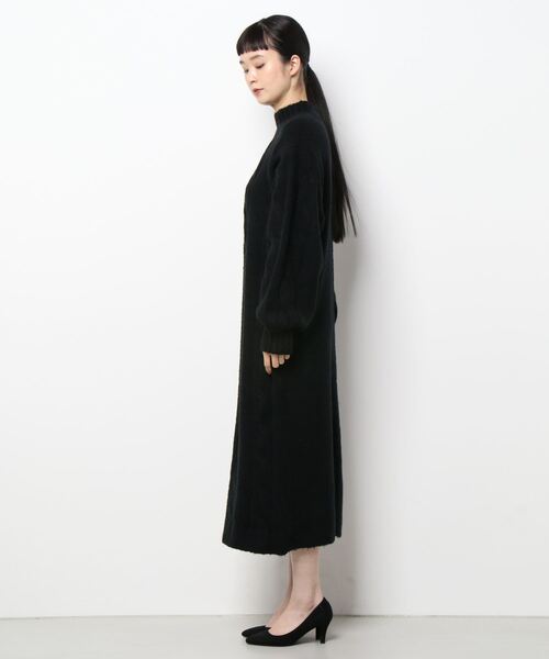 TRUNC（トランクエイティーエイト）の「Cable Knit Long One Piece（ワンピース・レディース・ブラック/その他・FREE）」の6枚目の写真