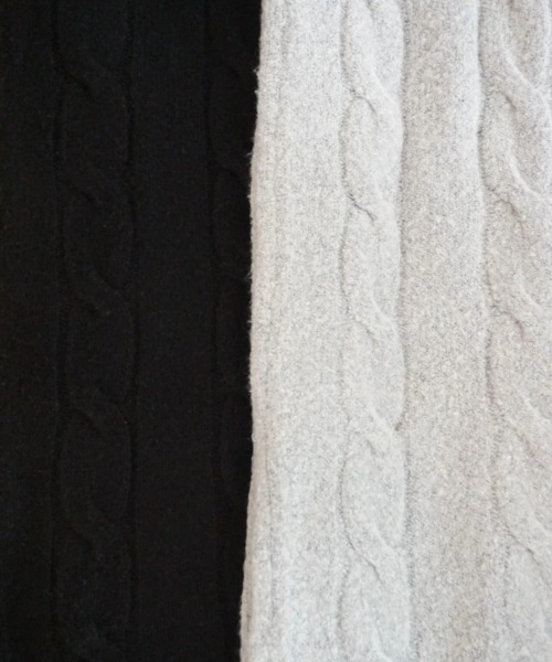 TRUNC（トランクエイティーエイト）の「Cable Knit Long One Piece（ワンピース・レディース・ブラック/その他・FREE）」の18枚目の写真