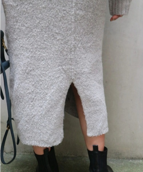 TRUNC（トランクエイティーエイト）の「Cable Knit Long One Piece（ワンピース・レディース・ブラック/その他・FREE）」の9枚目の写真