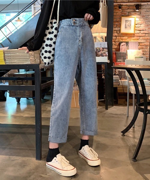 セール Urge ハイウエスト テーパード デニムパンツ デニムパンツ Urge アージコロン のファッション通販 Zozotown