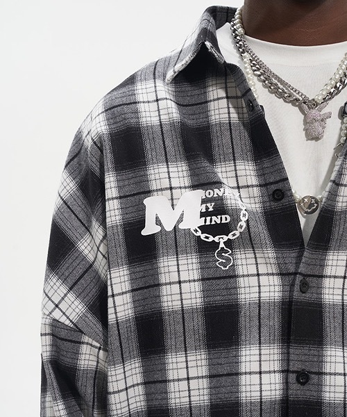 HARSH AND CRUEL（ハーシュアンドクルーエル）の「パッチワーク チェックシャツ HC22SS15【Harsh and Cruel】（シャツ/ブラウス・メンズ・マルチ・M/XL/L/S）」の5枚目の写真