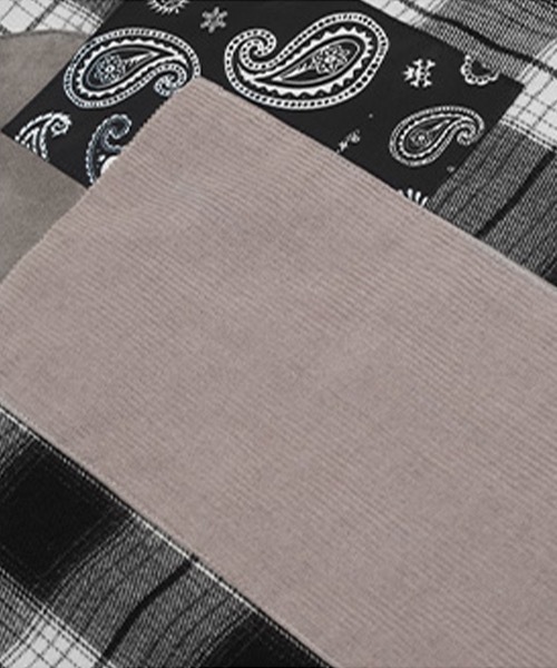 HARSH AND CRUEL（ハーシュアンドクルーエル）の「パッチワーク チェックシャツ HC22SS15【Harsh and Cruel】（シャツ/ブラウス・メンズ・マルチ・M/XL/L/S）」の16枚目の写真