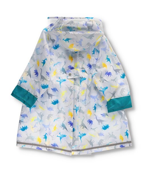 BRANSHES(ブランシェス)の「【撥水】恐竜柄レインコート(レインコート/ポンチョ・キッズ・グレー・L/S/M)」の12枚目の写真