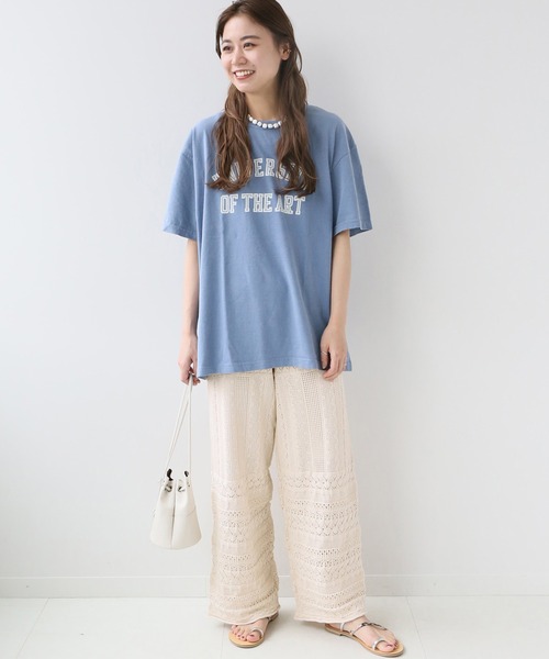 セール】オープンワークミックスニットパンツ（その他パンツ
