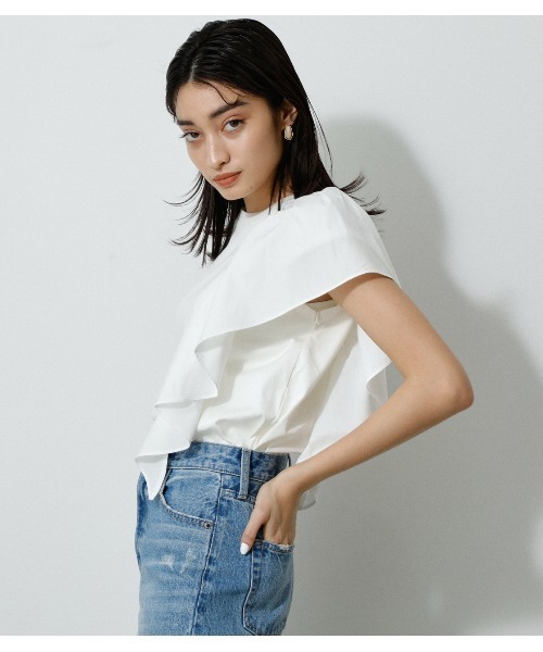 マウジー　フリルトップス MOUSSY | SHOULDER FRILLS トップス (その他トップス ) |SHEL