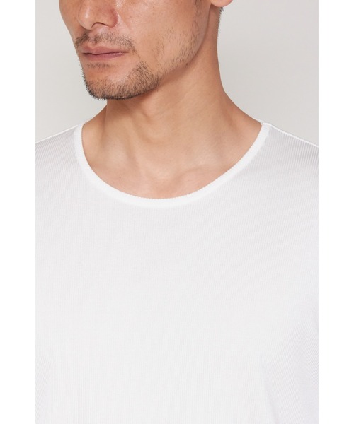 TORNADO MART(トルネードマート)の「TORNADO MART∴ブライトテレコドロストカットソー(Tシャツ/カットソー・メンズ・ホワイト/ブラック・M/LL/L)」の9枚目の写真