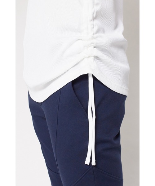 TORNADO MART(トルネードマート)の「TORNADO MART∴ブライトテレコドロストカットソー(Tシャツ/カットソー・メンズ・ホワイト/ブラック・M/LL/L)」の8枚目の写真