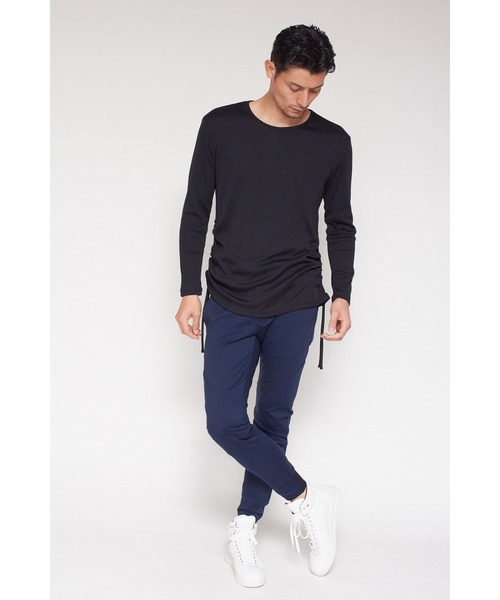 TORNADO MART(トルネードマート)の「TORNADO MART∴ブライトテレコドロストカットソー(Tシャツ/カットソー・メンズ・ホワイト/ブラック・M/LL/L)」の3枚目の写真