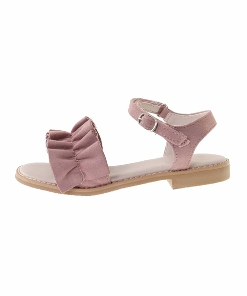 a.v.v（アーヴェヴェ）の「[KIDS]フリルフラットサンダル（サンダル・キッズ・ネイビー/ライトピンク/ライトブルー/ブラウン・19/22/23/24/20/18/21/17）」の5枚目の写真