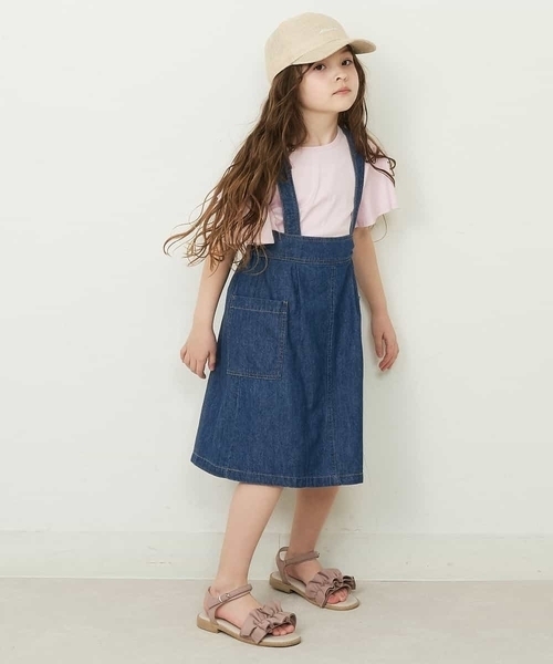 a.v.v（アーヴェヴェ）の「[KIDS]フリルフラットサンダル（サンダル・キッズ・ネイビー/ライトピンク/ライトブルー/ブラウン・19/22/23/24/20/18/21/17）」の19枚目の写真