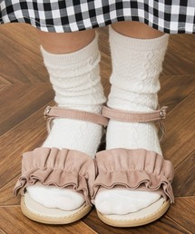 [KIDS]フリルフラットサンダル