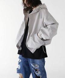 ダブルジップフードジャケット