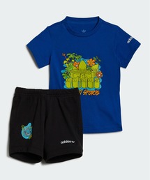 adidas | グラフィック ストークト ビーチ ショーツ & Tシャツセット / アディダスオリジナルス（キッズ/子供用）(ジャージ)