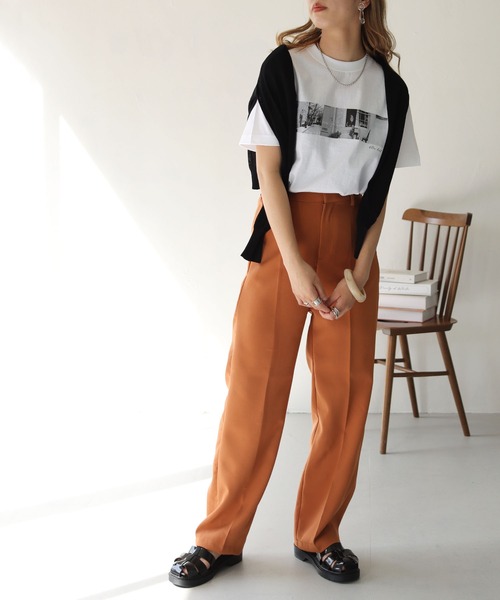 HER CLOSET(ハークローゼット)の「【shemoshelly】5.6オンスフォトプリントロゴTシャツ(Tシャツ/カットソー・レディース・ホワイト系その他/ホワイト系その他2・S/M/L)」の13枚目の写真
