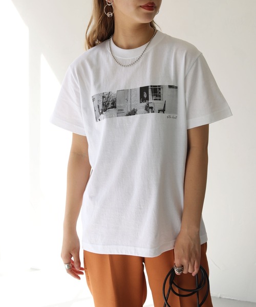 HER CLOSET(ハークローゼット)の「【shemoshelly】5.6オンスフォトプリントロゴTシャツ(Tシャツ/カットソー・レディース・ホワイト系その他/ホワイト系その他2・S/M/L)」の15枚目の写真