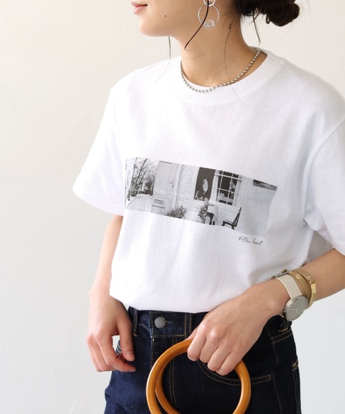 HER CLOSET(ハークローゼット)の「【shemoshelly】5.6オンスフォトプリントロゴTシャツ(Tシャツ/カットソー・レディース・ホワイト系その他/ホワイト系その他2・S/M/L)」の17枚目の写真