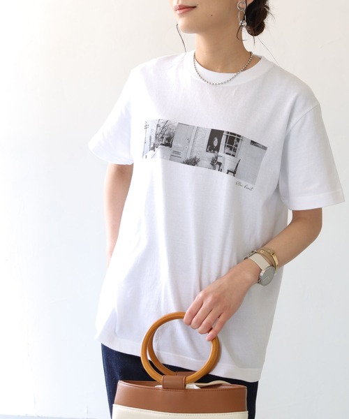 HER CLOSET(ハークローゼット)の「【shemoshelly】5.6オンスフォトプリントロゴTシャツ(Tシャツ/カットソー・レディース・ホワイト系その他/ホワイト系その他2・S/M/L)」の18枚目の写真