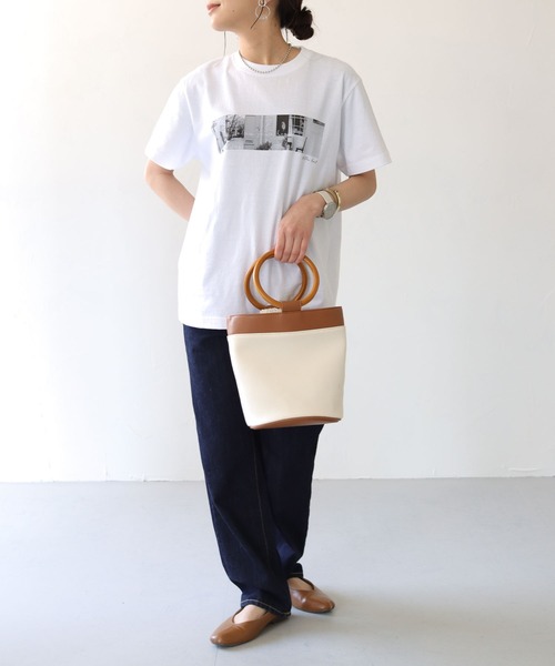 HER CLOSET(ハークローゼット)の「【shemoshelly】5.6オンスフォトプリントロゴTシャツ(Tシャツ/カットソー・レディース・ホワイト系その他/ホワイト系その他2・S/M/L)」の19枚目の写真