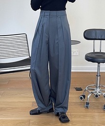 chuclla | ヘムプリーツ タックパンツ je-101 chw22s095【2022/SS】(スラックス)