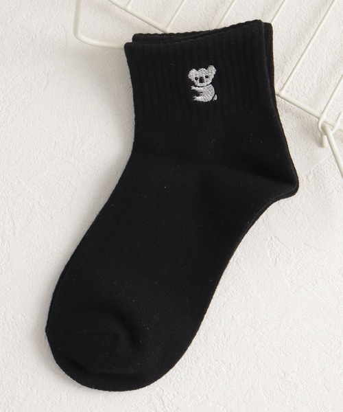 Honeys（ハニーズ）の「ワンポイントショート丈（ソックス/靴下・レディース・その他/パープル系その他/その他2/ホワイト系その他2/その他4/ブラック系その他/その他3/ホワイト系その他/その他1・FREE）」の7枚目の写真