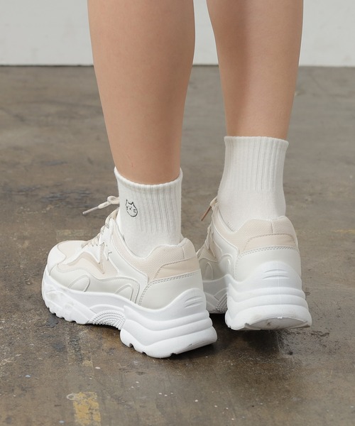 Honeys（ハニーズ）の「ワンポイントショート丈（ソックス/靴下・レディース・その他/パープル系その他/その他2/ホワイト系その他2/その他4/ブラック系その他/その他3/ホワイト系その他/その他1・FREE）」の12枚目の写真