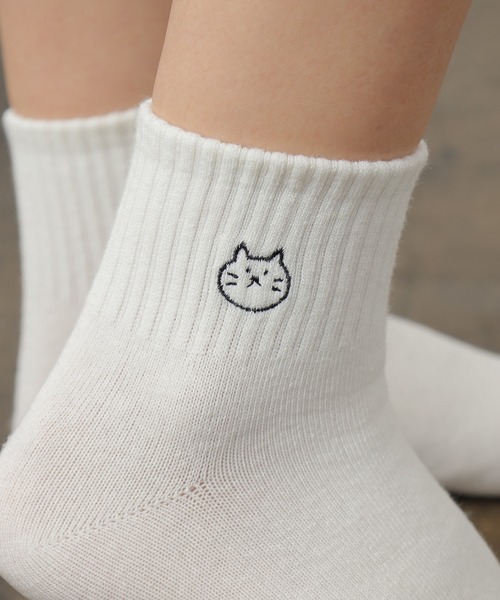 Honeys（ハニーズ）の「ワンポイントショート丈（ソックス/靴下・レディース・その他/パープル系その他/その他2/ホワイト系その他2/その他4/ブラック系その他/その他3/ホワイト系その他/その他1・FREE）」の13枚目の写真