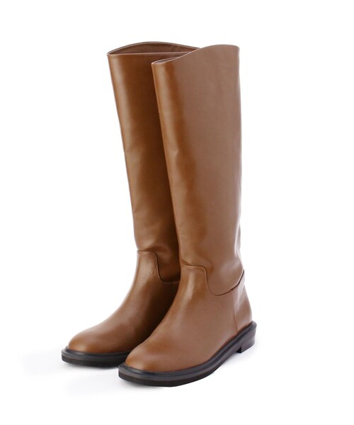 ESPERANZA(エスペランサ)の「ストレートジョッキーロングブーツ/雨の日におすすめ(レイン対応シューズ)(ブーツ・レディース・ブラック/ブラウン系・LL/S/M/L)」の2枚目の写真