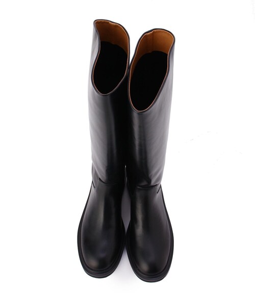 ESPERANZA(エスペランサ)の「ストレートジョッキーロングブーツ/雨の日におすすめ(レイン対応シューズ)(ブーツ・レディース・ブラック/ブラウン系・LL/S/M/L)」の6枚目の写真