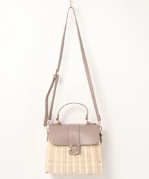 EDIT COLOGNE | 【美人百花6月号タイアップ商品】ビジューリングラタンバッグ(ショルダーバッグ)