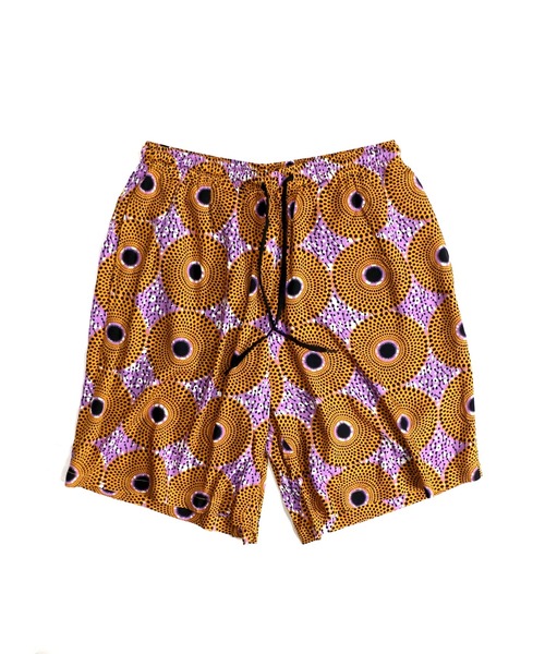 PENNEYS(ぺニーズ)の「PENNEY'S / ペニーズ AFRICAN PRINTED TRANING SHORTS アフリカンプリント ショーツ(その他パンツ・メンズ・グリーン/レッド/パープル/グリーン系その他・MEDIUM/LARGE)」の3枚目の写真