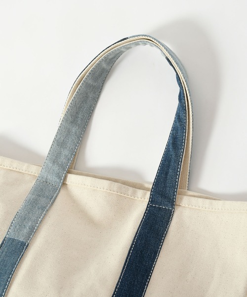 Johnbull（ジョンブル）の「【THE NEW DENIM PROJECT】トートバック（トートバッグ・メンズ・ホワイト・FREE）」の5枚目の写真