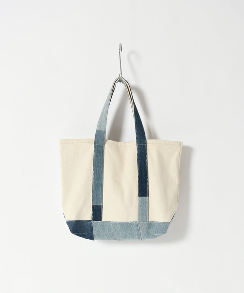 Johnbull（ジョンブル）の「【THE NEW DENIM PROJECT】トートバック（トートバッグ・メンズ・ホワイト・FREE）」の2枚目の写真