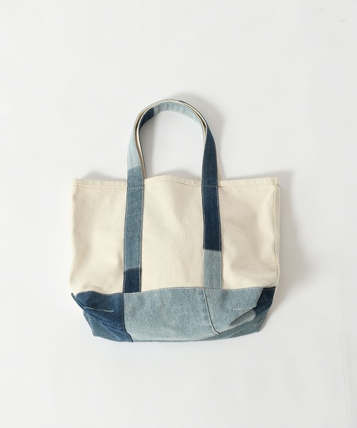 Johnbull（ジョンブル）の「【THE NEW DENIM PROJECT】トートバック（トートバッグ・メンズ・ホワイト・FREE）」の3枚目の写真