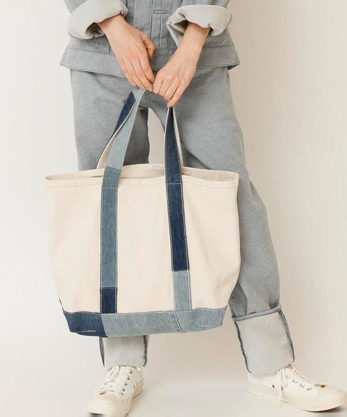 Johnbull（ジョンブル）の「【THE NEW DENIM PROJECT】トートバック（トートバッグ・メンズ・ホワイト・FREE）」の9枚目の写真