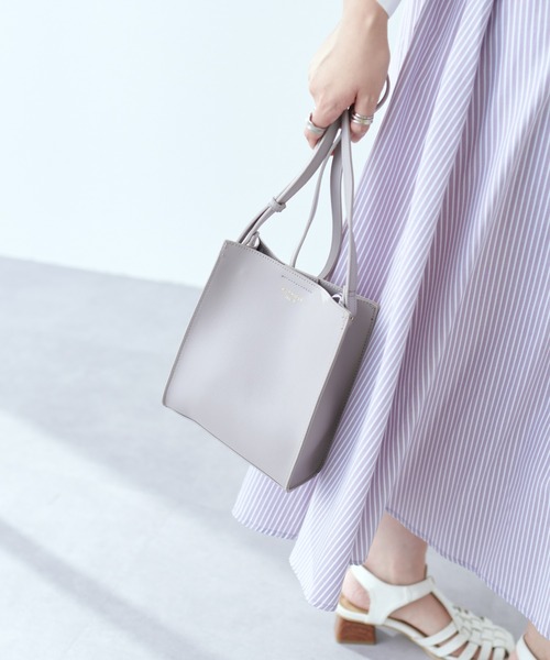 natural couture（ナチュラルクチュール）の「シンシアショルダーバッグ（ショルダーバッグ・レディース・ブラック/グレー/ピンク/アイボリー・FREE）」の12枚目の写真