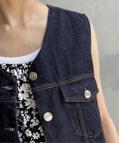 Spick & Span（スピックアンドスパン）の「【JUST FEMALE/ジャストフィーメール】 Bright ベスト（ベスト・レディース・ネイビー・FREE）」の19枚目の写真