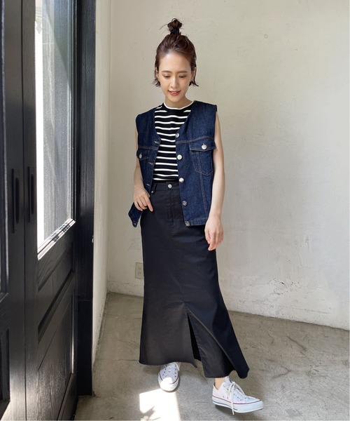 Spick & Span（スピックアンドスパン）の「【JUST FEMALE/ジャストフィーメール】 Bright ベスト（ベスト・レディース・ネイビー・FREE）」の17枚目の写真