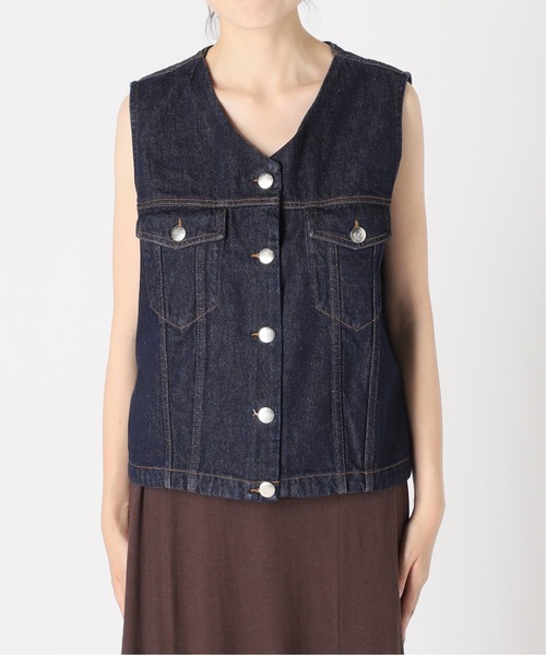 Spick & Span（スピックアンドスパン）の「【JUST FEMALE/ジャストフィーメール】 Bright ベスト（ベスト・レディース・ネイビー・FREE）」の15枚目の写真