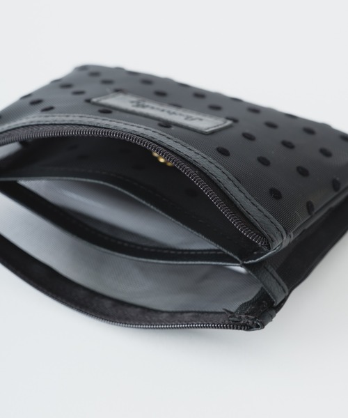 Actually（アクチュアリー）の「メッシュダブルポーチ（ポーチ・レディース・シルバー×ゴールド/ブラック/ゼブラ/ストライプ/ドット・フリー）」の9枚目の写真