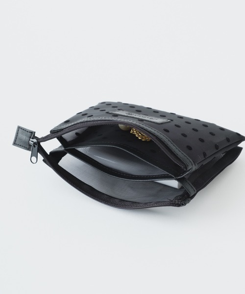 Actually（アクチュアリー）の「メッシュダブルポーチ（ポーチ・レディース・シルバー×ゴールド/ブラック/ゼブラ/ストライプ/ドット・フリー）」の10枚目の写真