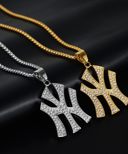 着画ありhip hopBBOYLA NY ロゴ ネックレスセットブリンブリン 着画ありhip hopBBOYLA NY ロゴ ネックレスセットブリンブリン